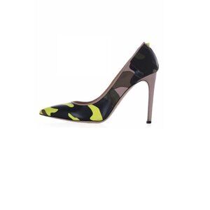 Valentino Garavani Rockstud Neon Camo Point-Toe Pump Sz. 39 *EUC* MSRP: $1,175